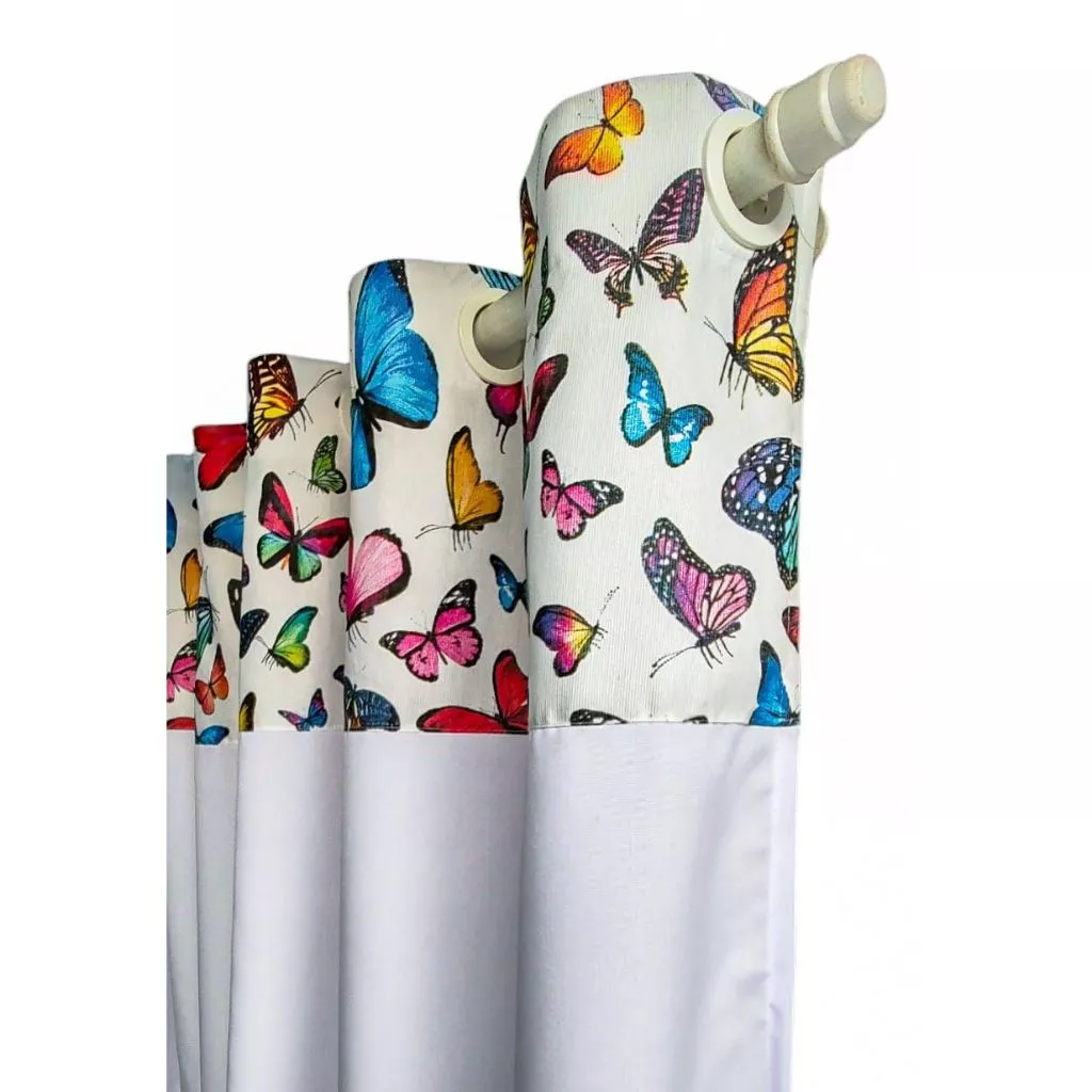 CORTINA ESTAMPADA BANDO 3,00X1,70 SALA / QUARTO BELINHA Cortina para Sala Quarto Decoração GIRASSOL - Imagem 2