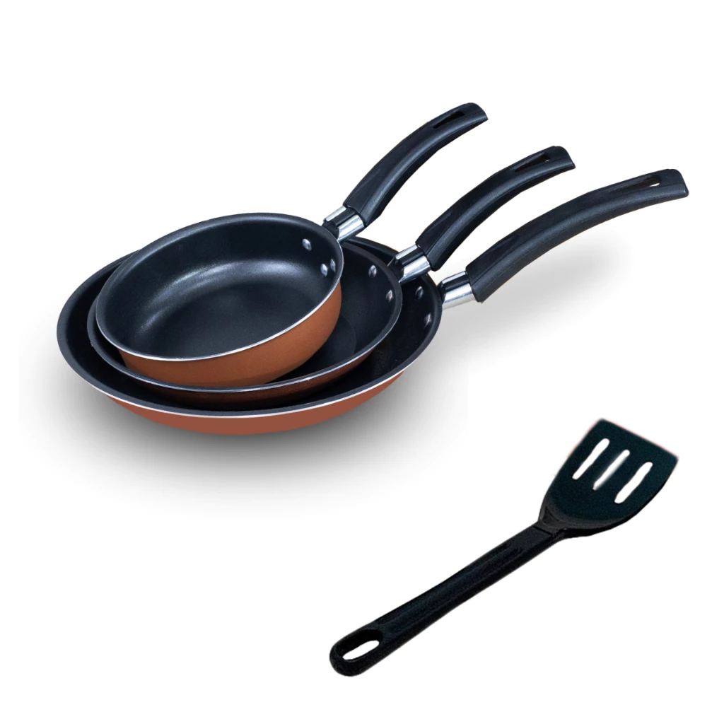 Conjunto de Frigideira 3 Peças Antiaderente Teflon Global - Imagem 3