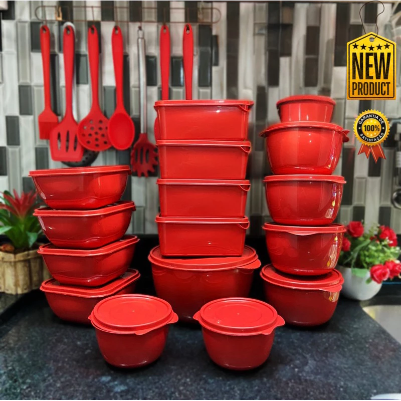 Kit 15 Potes Herméticos para Alimentos | Vários Tamanhos | Organização de Cozinha 𝗟𝗶𝘃𝗿𝗲 𝗱𝗲 𝗕𝗣𝗔 - Imagem 4