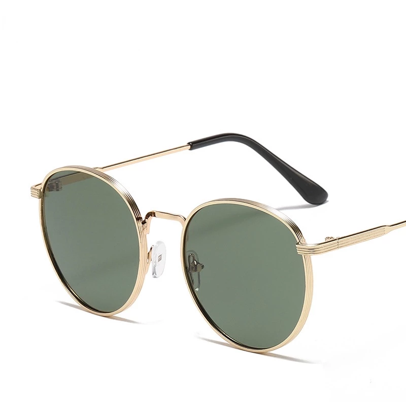 Óculos De Sol Com Armação De Metal Da Moda , Tons Simples E Elegantes Para Mulheres Homens , INS - Imagem 4