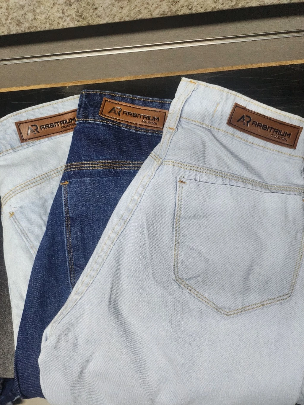 CALÇA JEANS WIDE LEG JEANS PANTALONA BOCA LARGA PREMIUM - Imagem 3