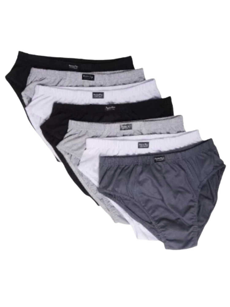 Kit 5,7 ou 10 Cueca Adulto Básica modelo tradicional comum - SLIP 100% Algodão