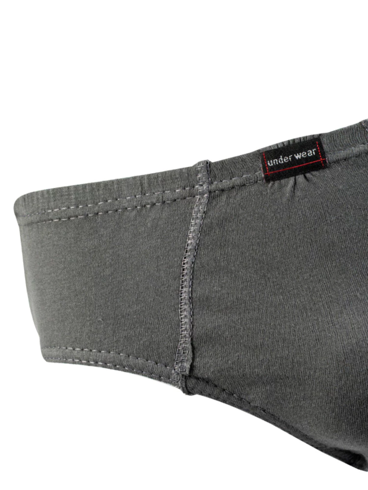 Kit 5,7 ou 10 Cueca Adulto Básica modelo tradicional comum - SLIP 100% Algodão - Imagem 3