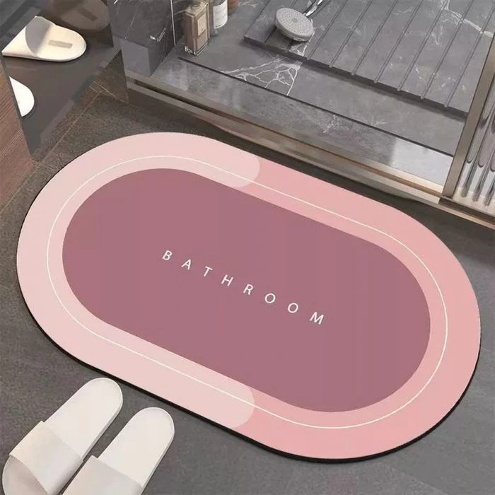 Tapete Banheiro Antiderrapante Absorvente de Secagem Rápida entregar Cor e Estampas sortidos - Imagem 6