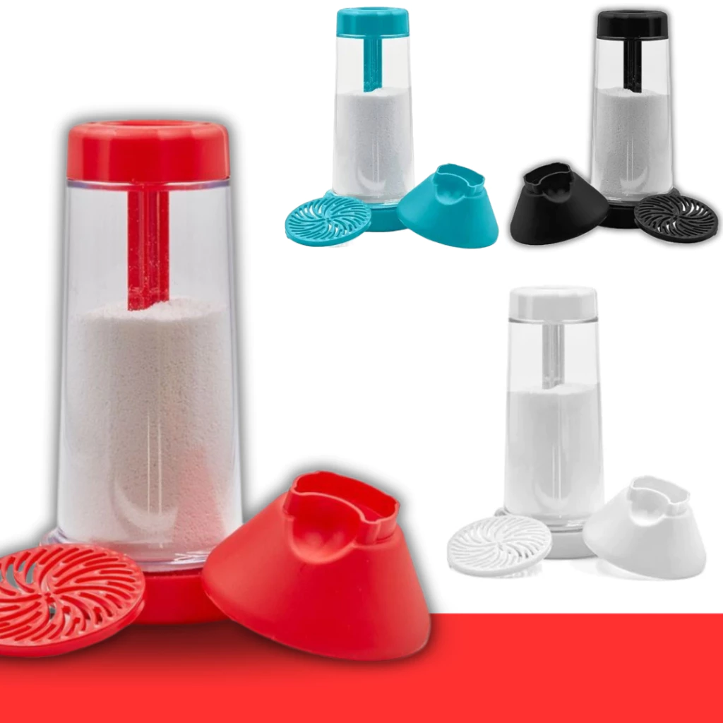 Tapioqueira Peneira Polvilhador - Armazena Tapioca Beiju Tapioca Farinha Cozinha Utensilio - Imagem 3