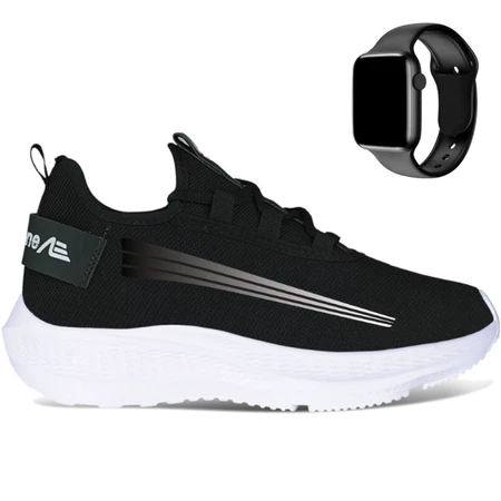 TENIS MASCULINO ACADEMIA CAMINHADA TREINO ADAPTION KIEV COM RELÓGIO DIGITAL