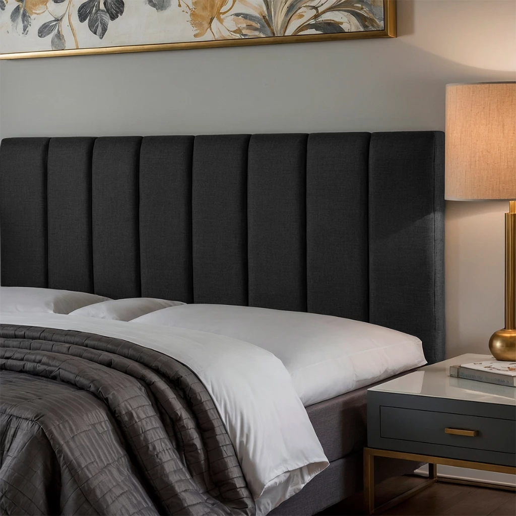 Cabeceira de Cama Adesiva Kit Completo Estofada em Módulos - Envio Imediato