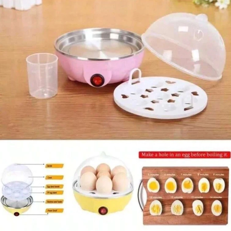 Cozedor De Ovos Portátil Elétrico Cozinha A Vapor 110v/220v - Imagem 2