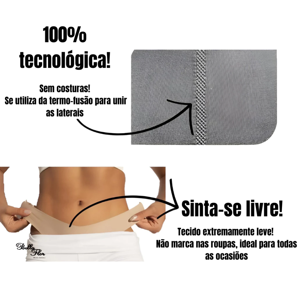 Kit 5 Calcinhas Sem Costura Tanga corte a Laser PROMOÇÃO Não Marca na Roupa - Imagem 2