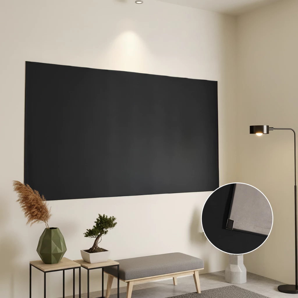 Cortina Blackout Painel com Velcro Corta Luz Sala Quarto Cozinha Janela Cortina Decorativa Fácil Instalar Várias Cores - Imagem 2