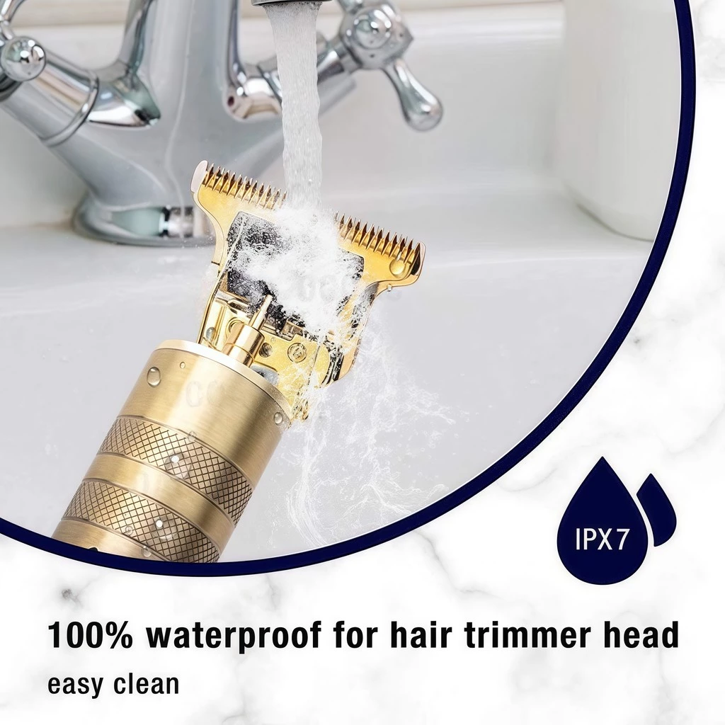 Máquina de Cortar Cabelo e Barba Masculina, Barbeador Elétrico e Aparador Profissional - Imagem 4