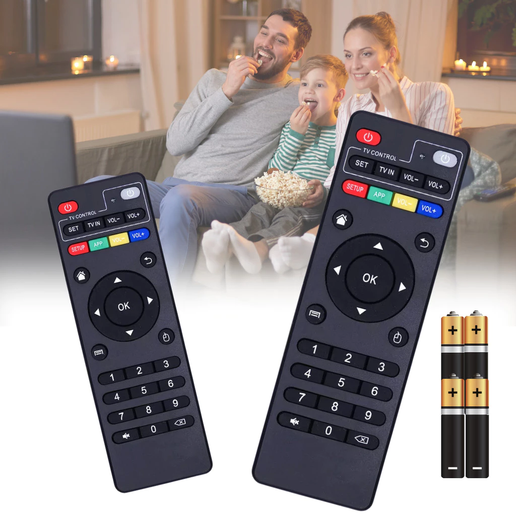 Kit 2 Uni Controle Remoto Para Tv Botões Inteligentes Box Aparelho